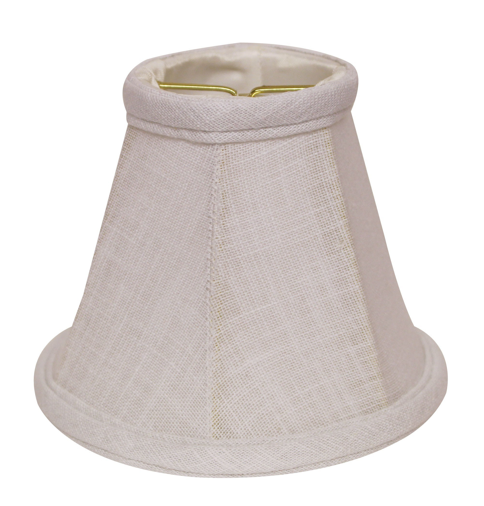 One Allium Way® 5" White Premium (Set Of 6) Chandelier Linen Lampshades